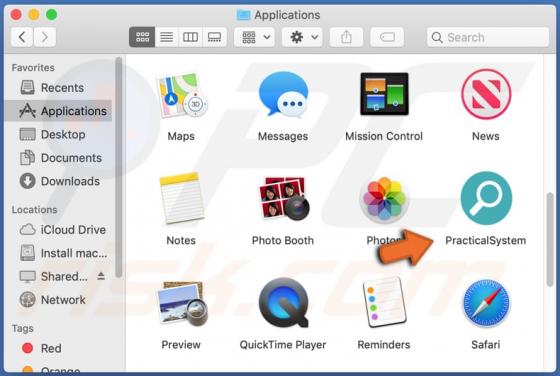 Publiciel PracticalSystem (Mac)