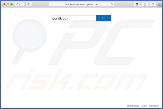 Redirection Searchgoose.com (Mac)