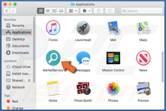 Publiciel MarketService (Mac)
