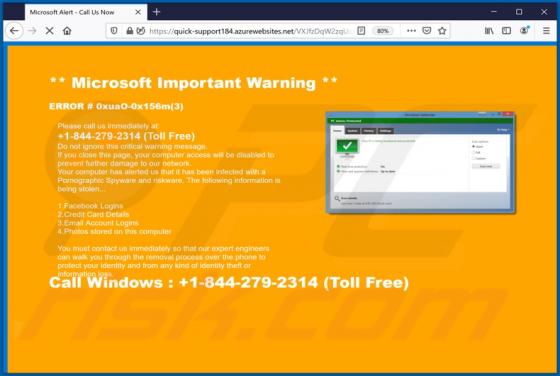 POP-UP Arnaque ERROR # 0xuaO-0x156m(3)