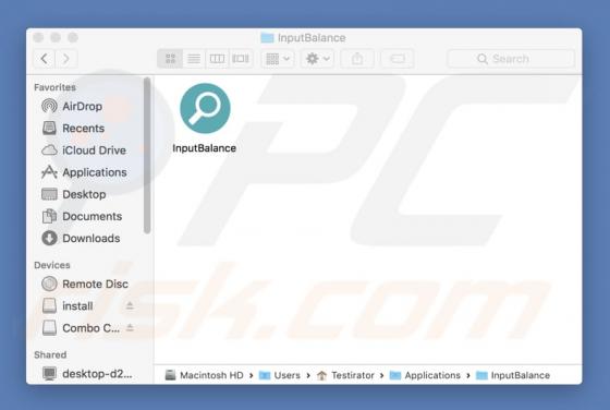 Publiciel InputBalance (Mac)