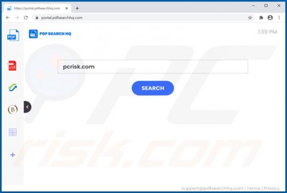 Pirate de Navigateur PDFSearchHQ