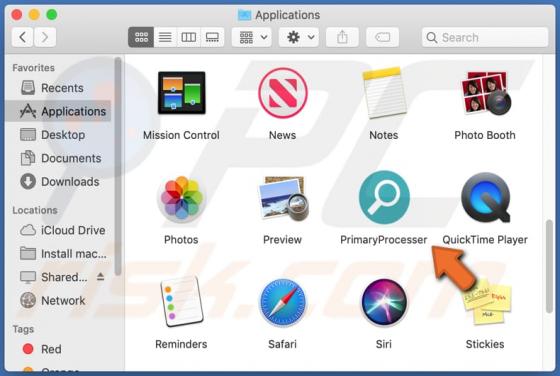 Publiciel PrimaryProcesser (Mac)