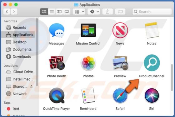 Publiciel ProductChannel (Mac)