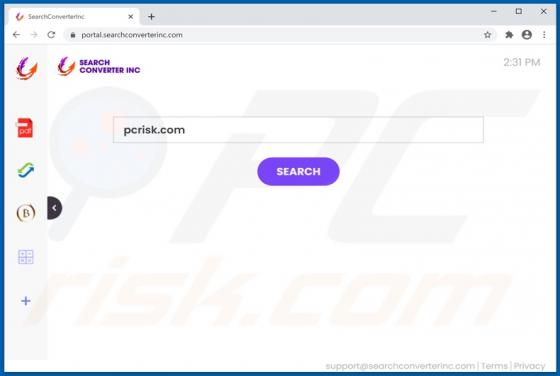 Pirate de navigateur SearchConverterInc