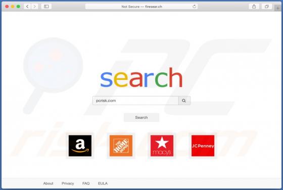 Pirate de Navigateur Fire Search (Mac)
