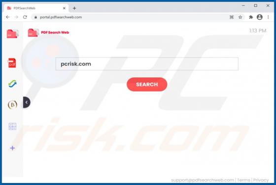 Pirate de navigateur PDFSearchWeb