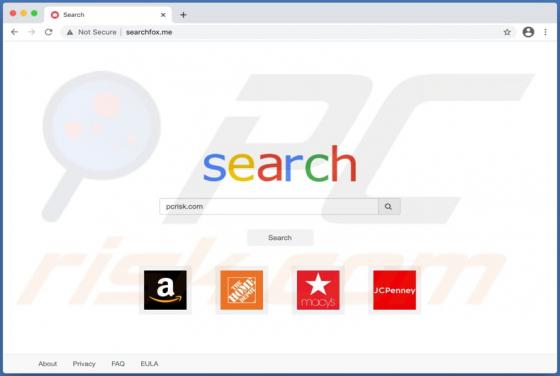 Redirection Searchfox.me (Mac)