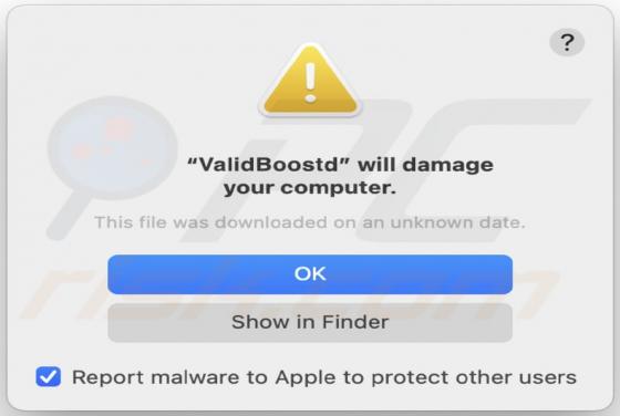 Publiciel ValidBoost (Mac)