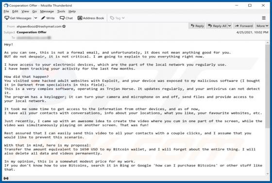 Arnaque This Is Not A Formal Email