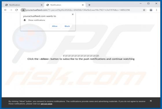 Publicités Youractualfeed.com