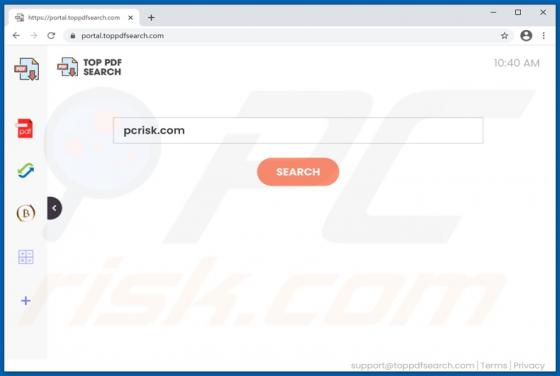 Pirate de Navigateur TopPDFSearch
