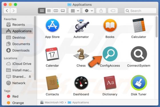 Publiciel ConfigAccess (Mac)