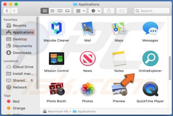 Publiciel OnlineExplorer (Mac)
