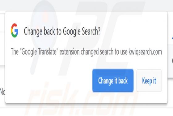 Redirection Kwiqsearch.com