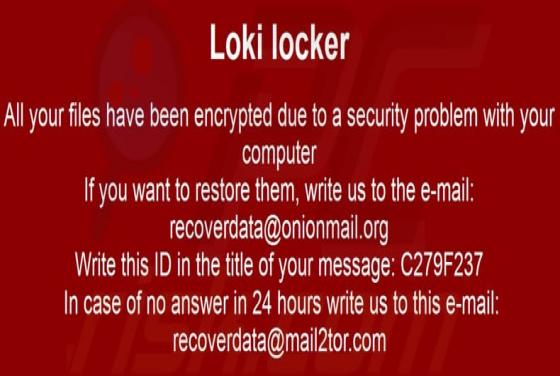 Rançongiciel Loki Locker