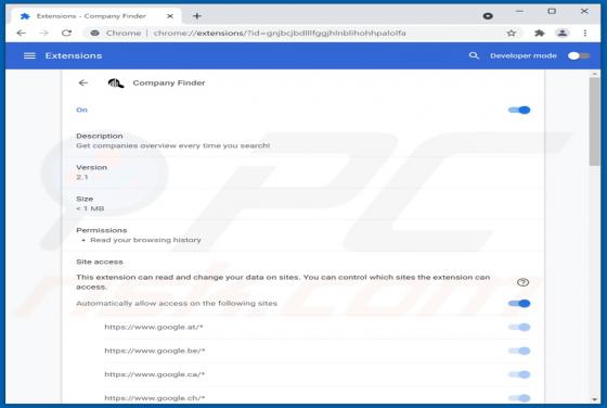Publiciel Company Finder