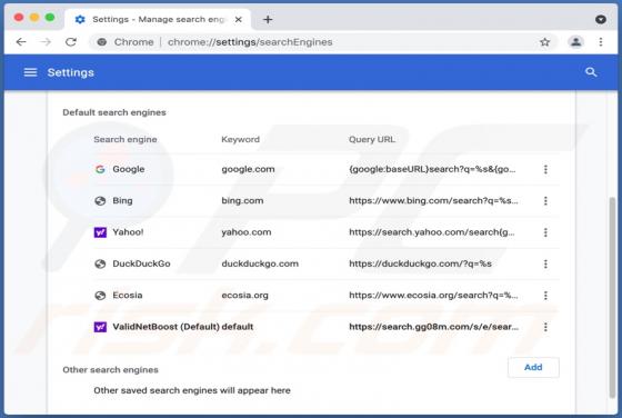 Redirection Search.gg08m.com (Mac)
