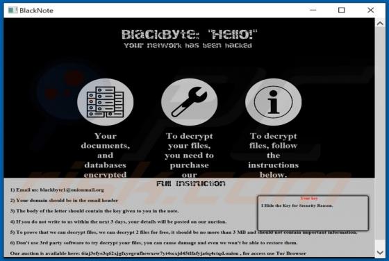 Rançongiciel BlackByte