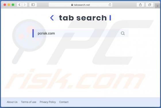 Redirection Tabsearch.net (Mac)