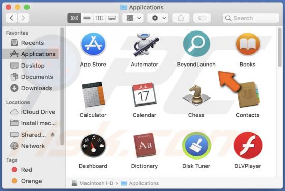 Publiciel BeyondLaunch (Mac)