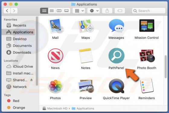 Publiciel PathPanel (Mac)