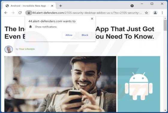 Publicités Alert-defenders.com