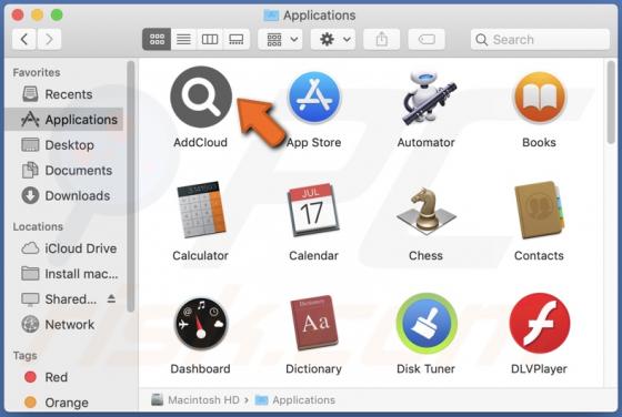 Publiciel AddCloud (Mac)