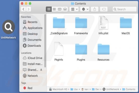 Publiciel UnitNetwork (Mac)