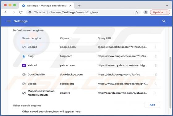 Redirection Search.3bamfz.com (Mac)