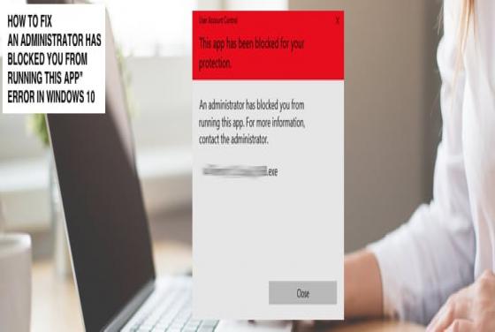 REPARER : Un administrateur vous a empêché d'exécuter cette application