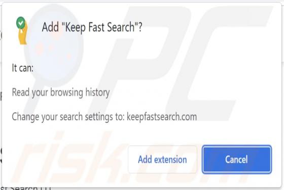 Pirate de Navigateur Keep Fast Search
