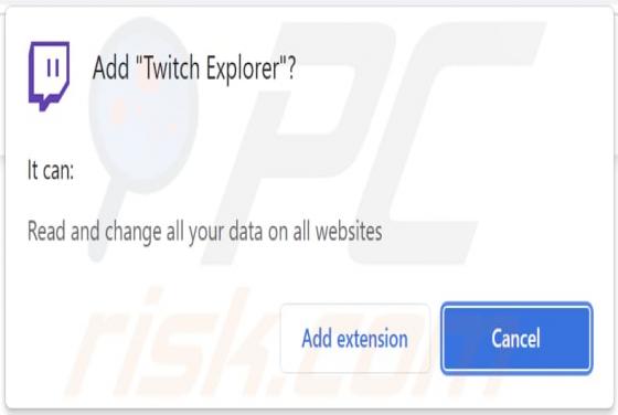 Publiciel Twitch Explorer