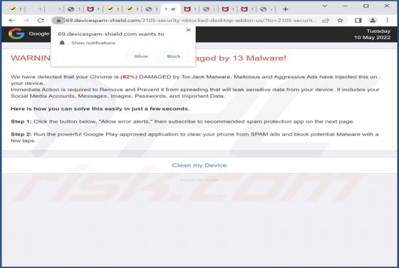 Publicités Devicespam-shield.com