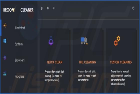 Application Non Désirée Broom Cleaner