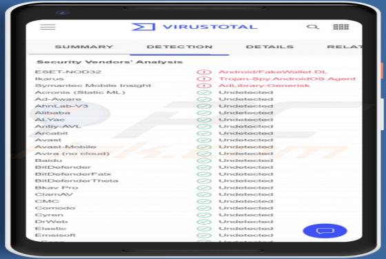 Maliciel Trust Wallet App (Android)
