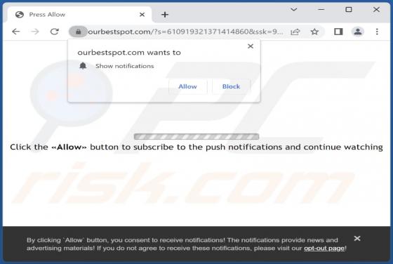 Publicités Ourbestspot.com