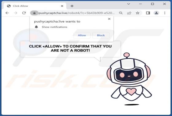 Publicités Pushycaptcha.live