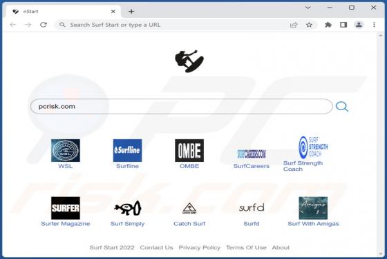Pirate de Navigateur Surf Start