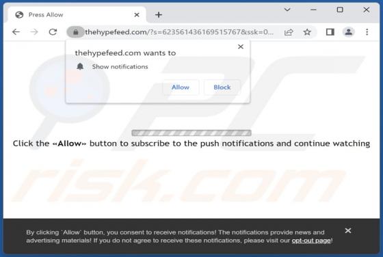 Publicités Thehypefeed.com