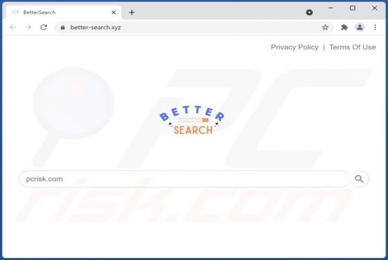 Pirate de Navigateur BetterSearch Default Search
