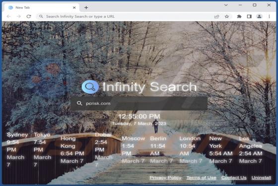 Pirate de Navigateur Infinity Search