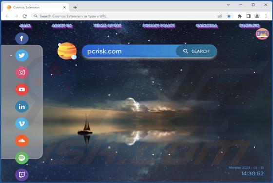 Pirate de Navigateur Cosmos Extension