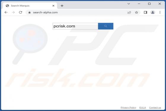 Redirection Search-alpha.com (Mac)