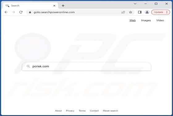 Pirate de Navigateur Searchpoweronline.com