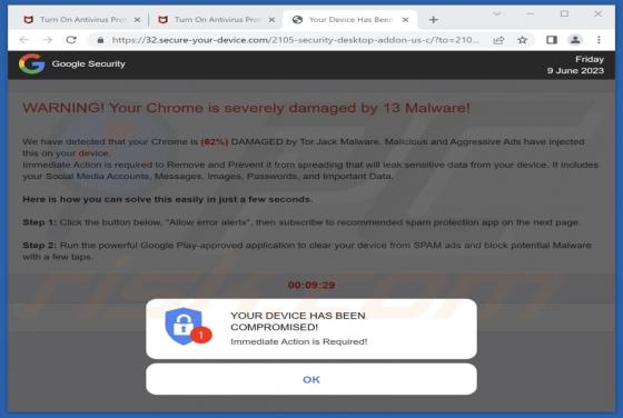 Publicités Secure-your-device.com