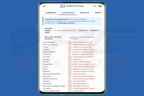 Maliciel HelloTeacher (Android)