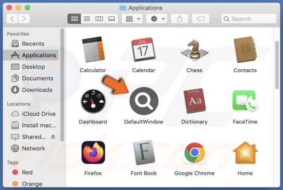 Publiciel DefaultWindow (Mac)