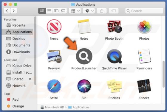 Publiciel ProductLauncher (Mac)
