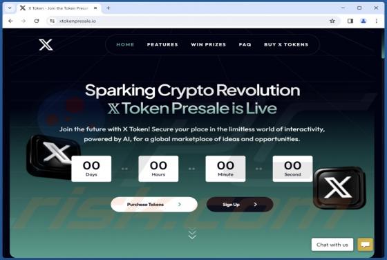 Arnaque X Token Presale
